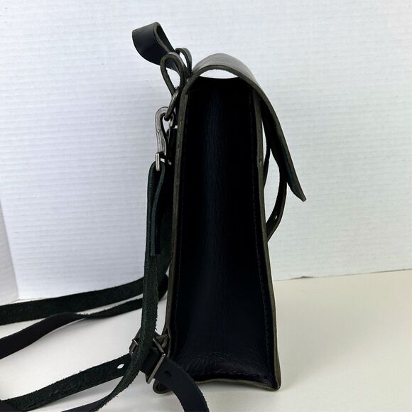 Mifland Bedford Bag USA Made Full Leather Backpack Black Rucksack Adjustable Med main image 10